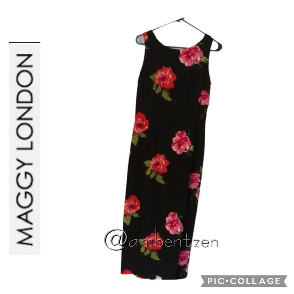 Maggy London Dresses & Skirts - Maggy London flowered dress size 12